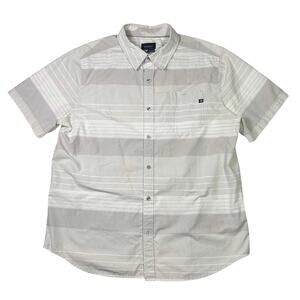 Marmot Button Up Shirt Men's XL Organic Cotton Outdoors Dad Skater Clean Guy Y2K